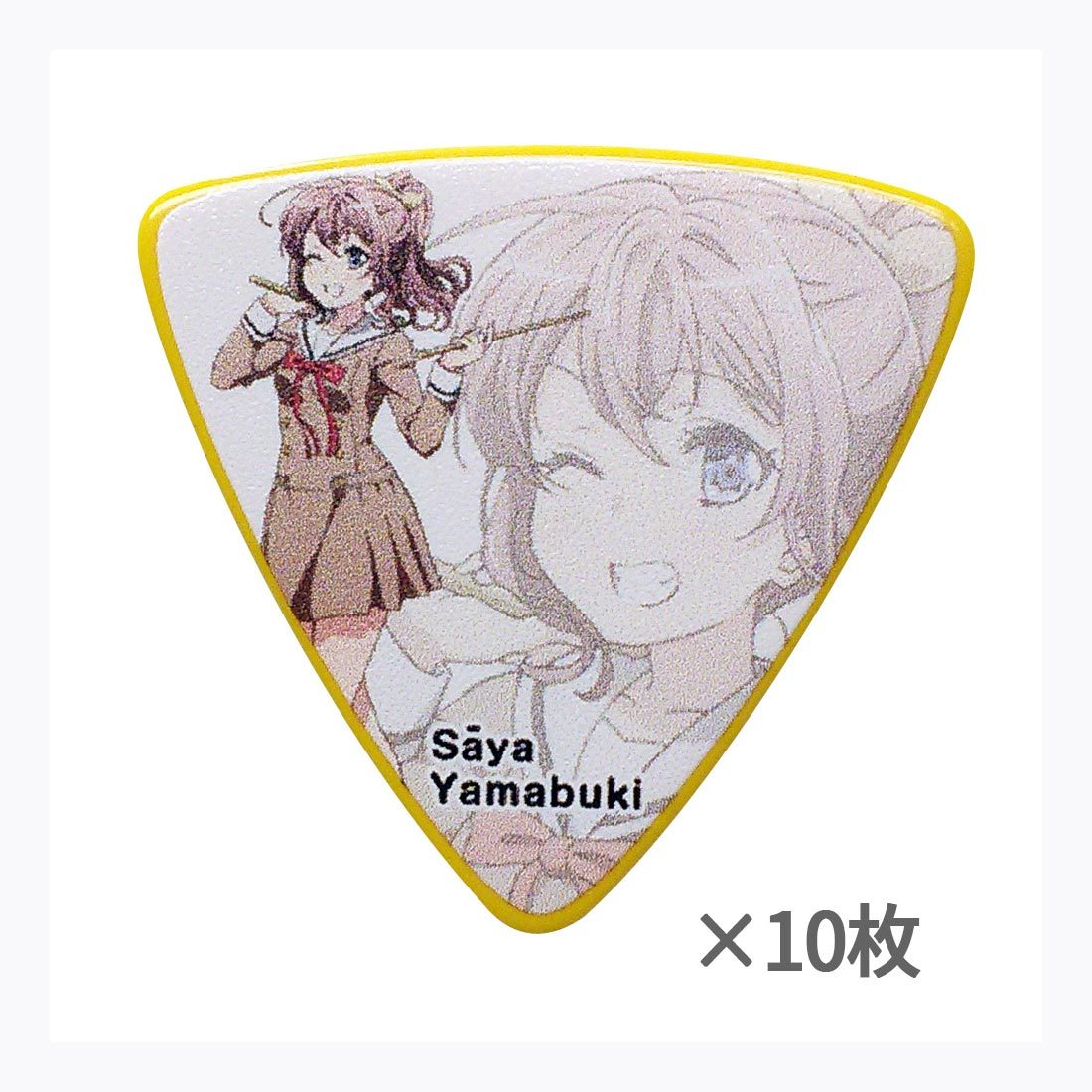 ESP Poppin’Partyキャラクターピック BDP Saya(AW) 山吹沙綾モデル 10枚セット バンドリ！