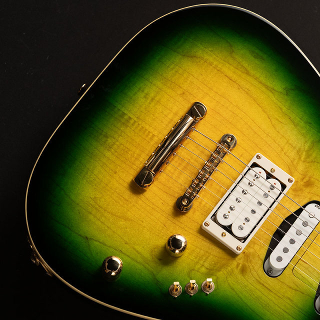 Kz Guitar Works SS-1 Deluxe Green Burst【サマーセール特価】（新品