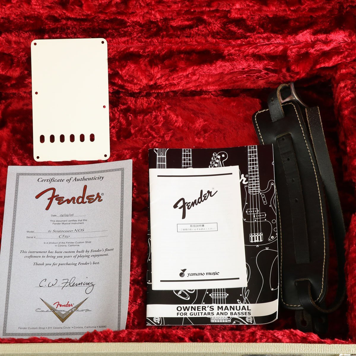 Fender Custom Shop MBS 61Stratocaster NOS Olympic White C.W.