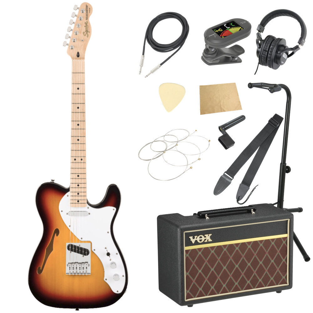 ギターアンプセット Squier by Fender テレキャスター +VOX Squier by Fender SONIC TELECASTER California Blue エレキ