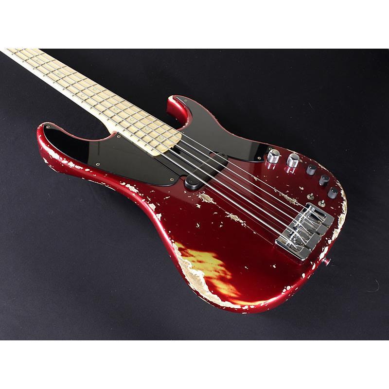 Xotic XTB-1T 5st (Dark Candy Apple Red/ASH/M) [Lacquer Heavy Aged