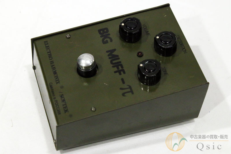 BIG MUFF アーミーグリーン　バブルフォント Big Muff Tall Font Sovtek Russian Army Green（ロシアンマフ