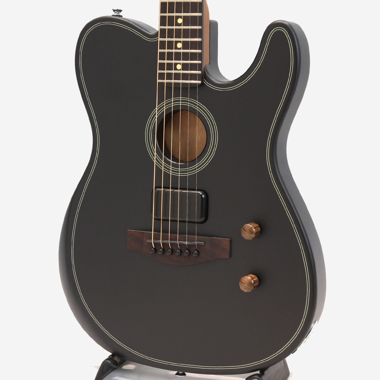 Fender Acoustasonic Standard Telecaster BLK（新品/送料無料）【楽器