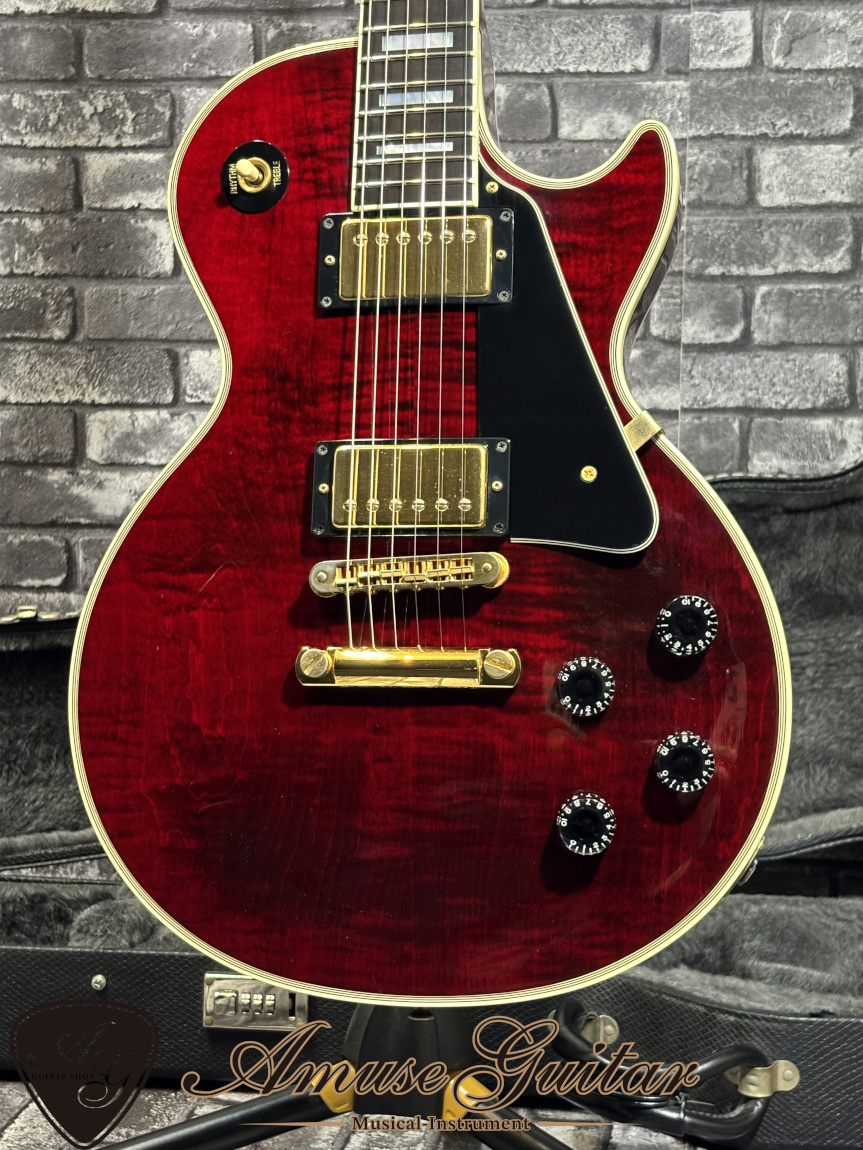 Gibson Les Paul ワインレッド ハードケース付き 通販 激安 Wine Custom Paul Les Gibson Red レスポールカスタム