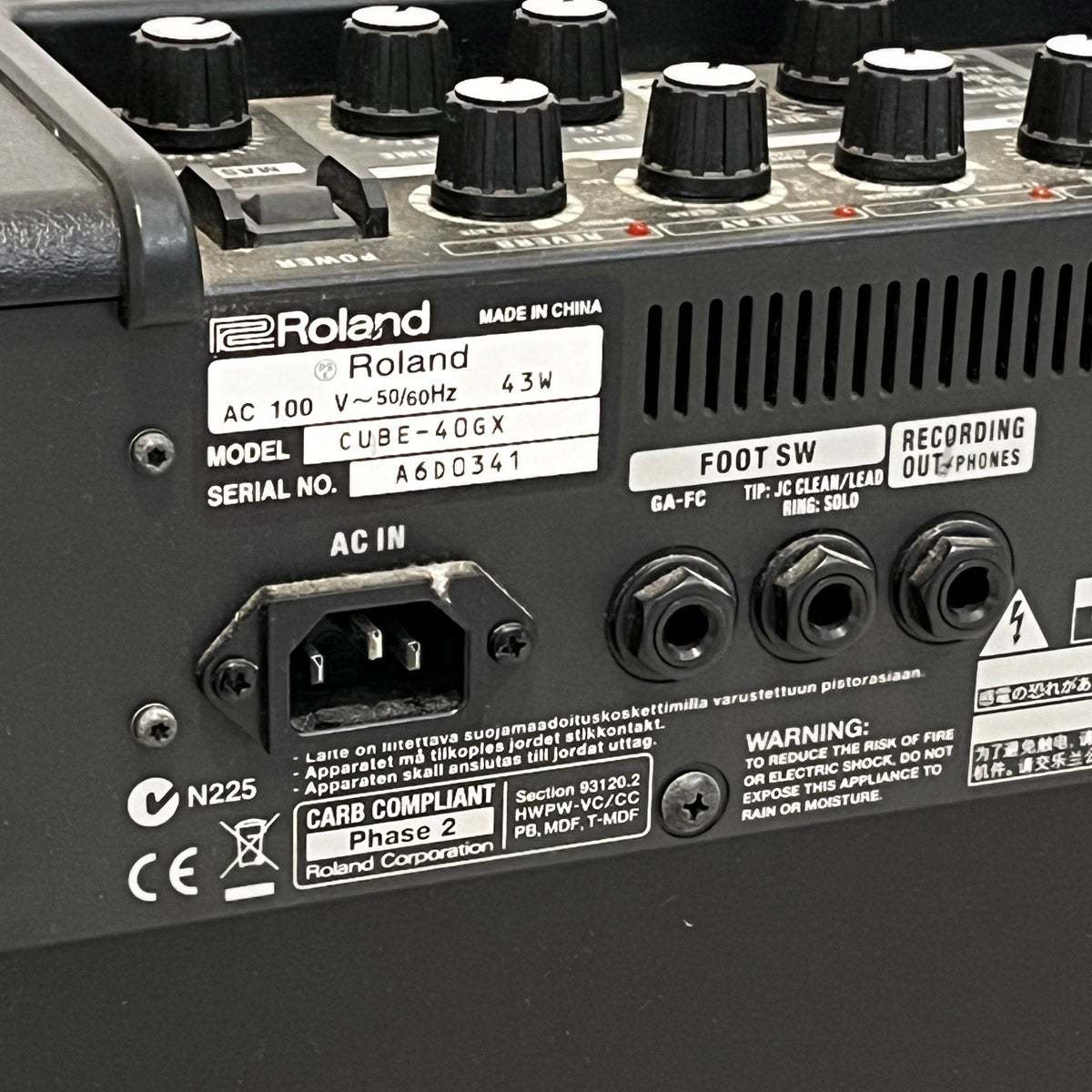 Roland CUBE-40GX 40W ギターアンプ コンボアンプ ローランド 【池袋店