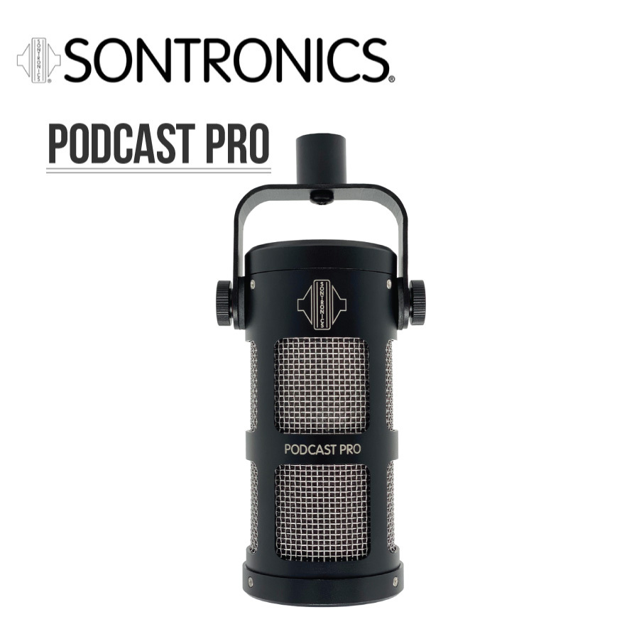 SONTRONICS PODCAST PRO -Black- │ ダイナミック・マイクロフォン