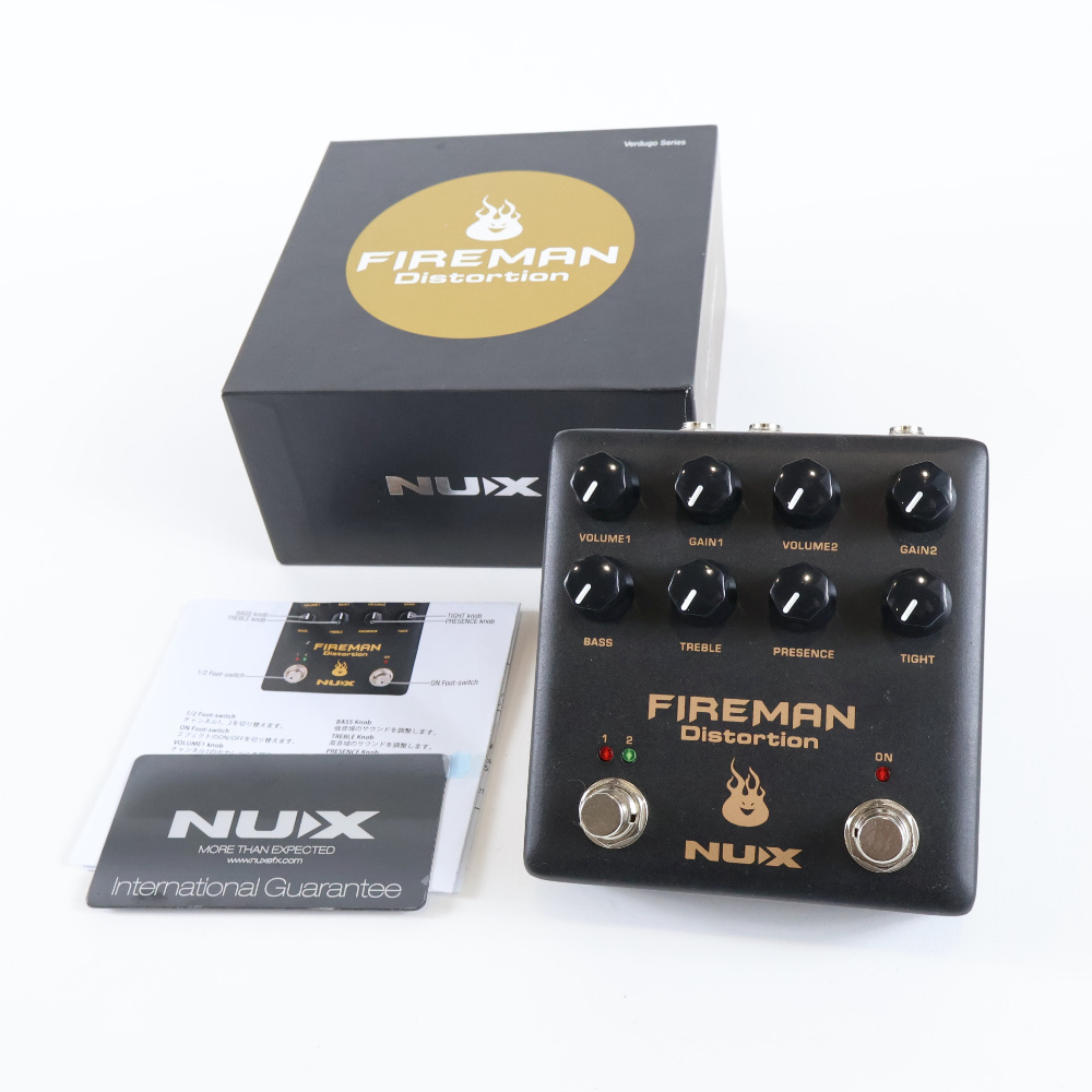 ギター nux Fireman nux 【中古】 NUX ニューエックス Fireman ディストーション ギター