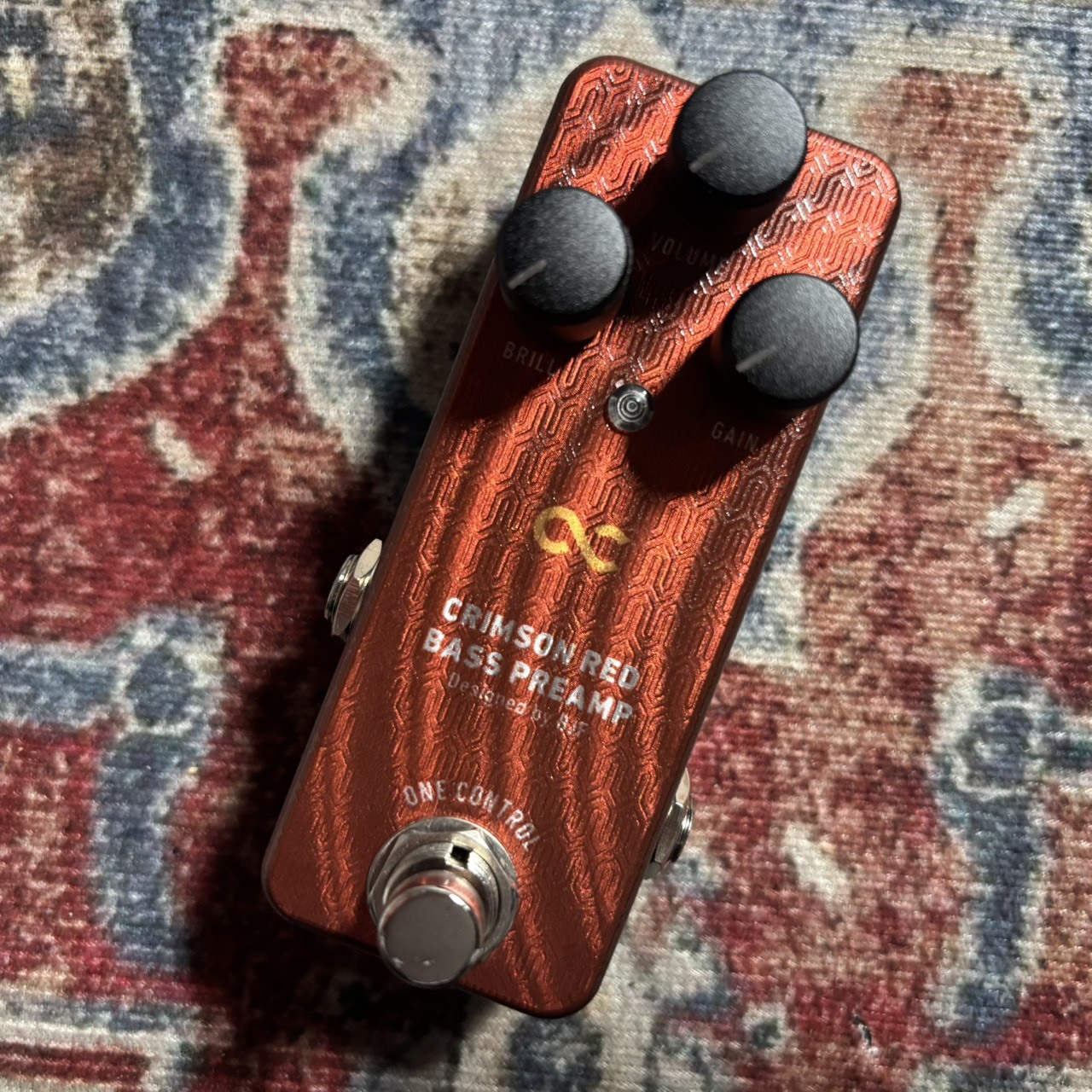 J34激安早い者勝ち✨ Crimson Red Bass Preamp ONE CRIMSON RED BASS PREAMP (OC-CRBPn) – One Control USA