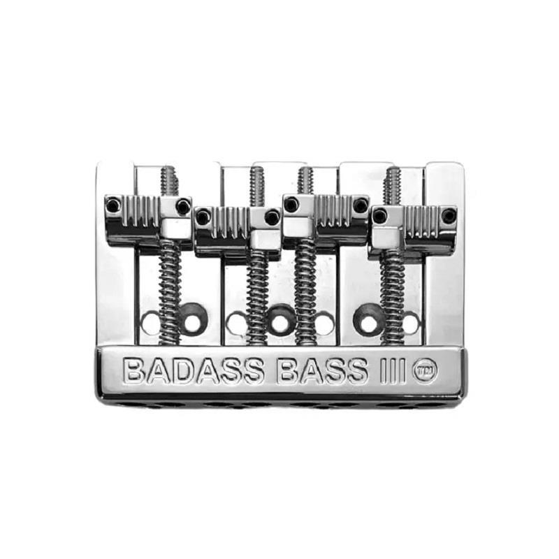 ALLPARTS Leo Quan Badass III 4-String Bass Bridge (Chrome) [BB