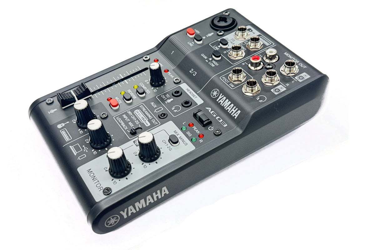 YAMAHA AG03MK2 B (ブラック) ライブストリーミングミキサー【デモ使用
