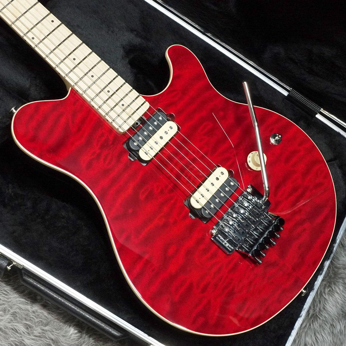 MUSIC MAN KID Limited AXIS Trans Red Quilted Maple Top Matching