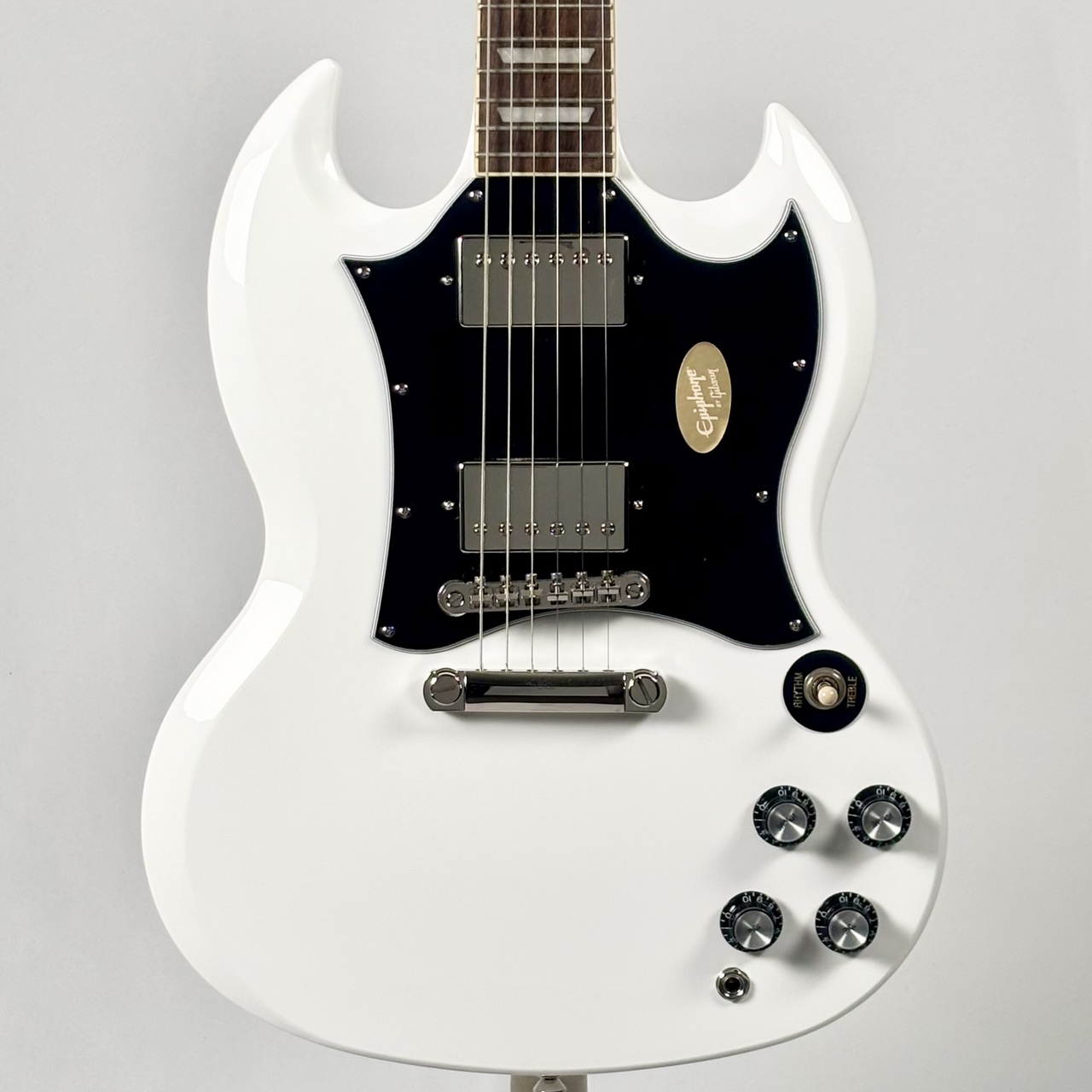 Epiphone SG ホワイト エレキギター Epiphone SG Custom Alpine White エレキギター(現物画像