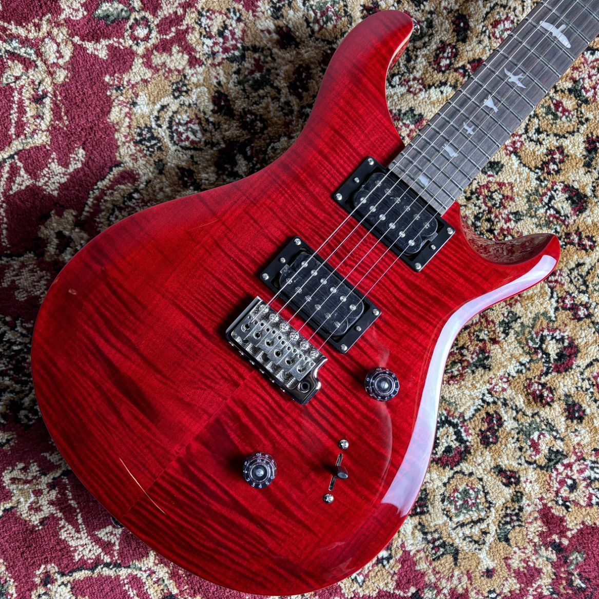 PRS SE Custom 24 ワインレッド エレキギター PRS SE Custom24 Fire Red Burst エレキギター ポールリード