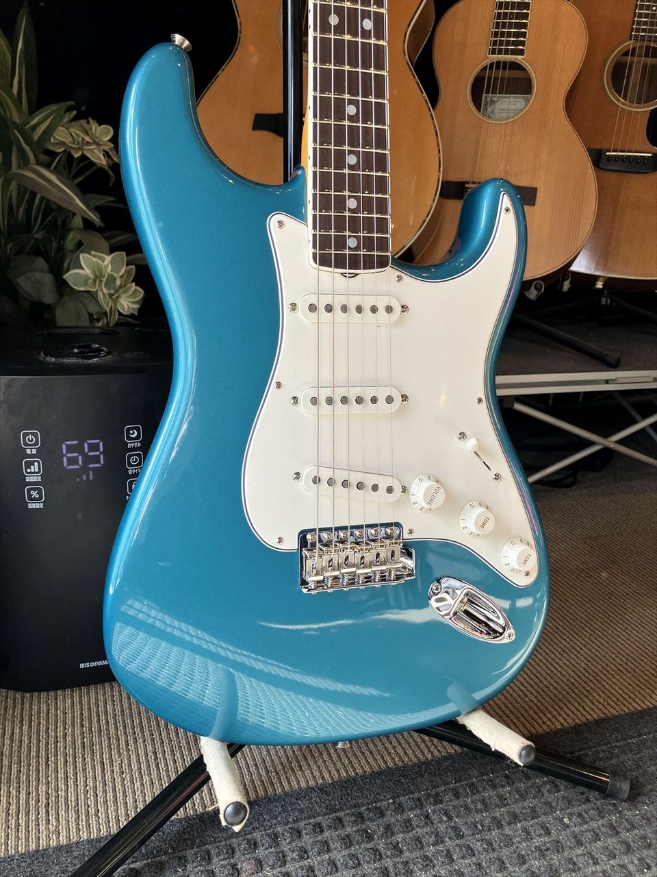 Fender Eric Johnson Stratocaster Rosewood / Lucerne Aqua Firemist