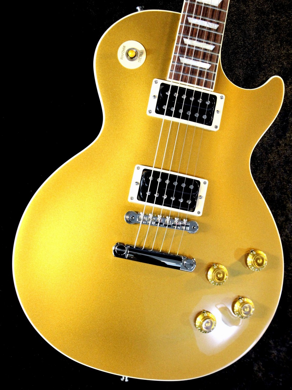G.W最終セール！！レスポールタイプ GOLD 4LINEハンバッカーモデル Gibson Slash 