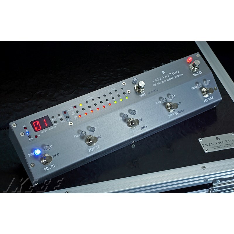 Free The Tone ARC-53M AUDIO ROUTING CONTROLLER 【SILVER COLOR 