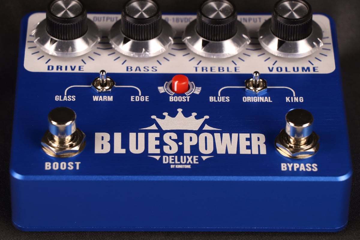 KING TONE GUITAR Blues Power Deluxe “Blue” オーバードライブ