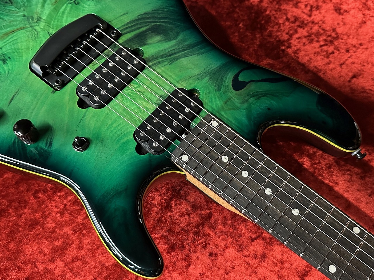 MUSIC MAN Jason Richardson 7-string Cutlass -Kokiri Forest
