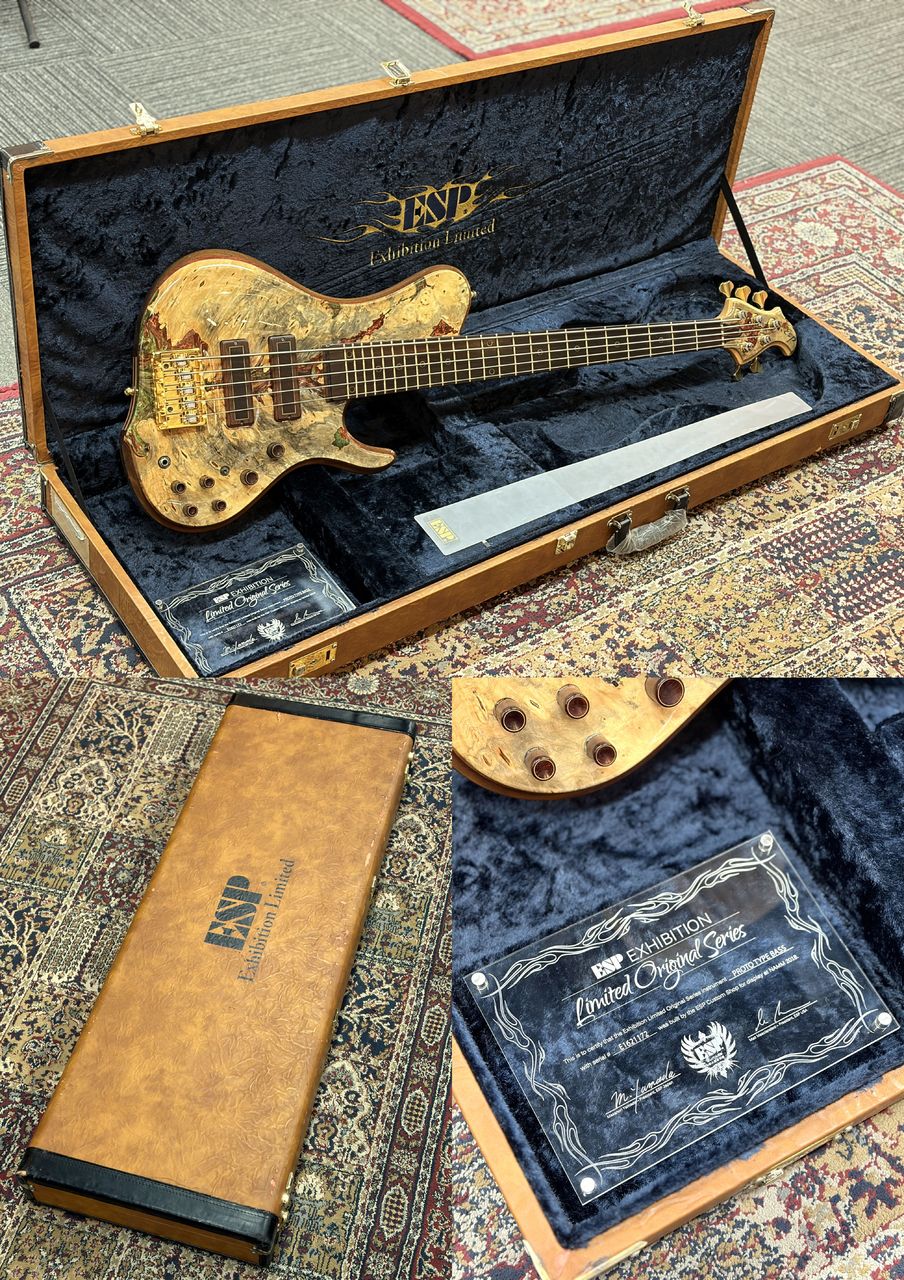ESP Exhibition Limited EX-18-61 PROTO TYPE BASS ARCHTOP（中古