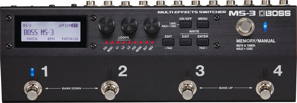 A エフェクトスイッチャー 楽天市場】BOSS MS-3 Multi Effects Switcher マルチエフェクター