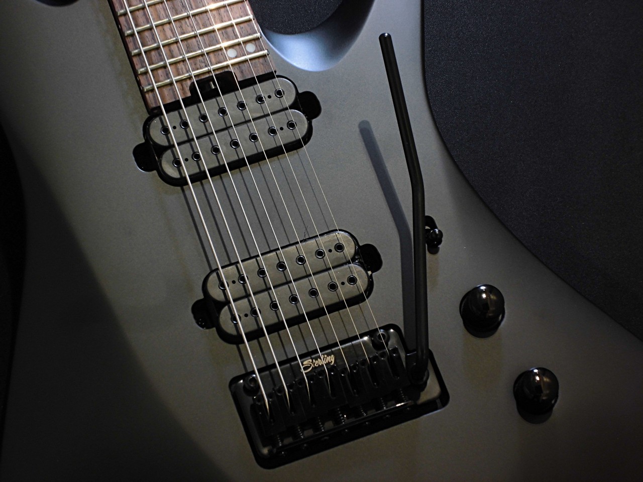 Sterling by MUSIC MAN KAIZEN7 / STEALTH BLACK【新商品 !! 】【7弦