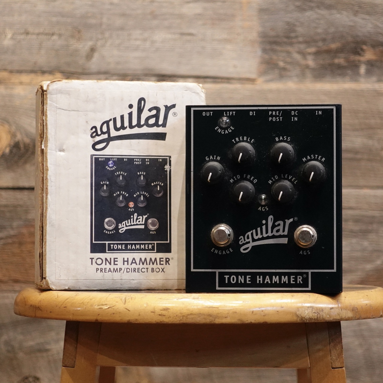 【美品】aguilar TONE HAMMER プリアンプ・ダイレクトボックス AGUILAR ベースプリアンプ/DI PEDAL TONE HAMMER LTD PREAMP / DIRECT