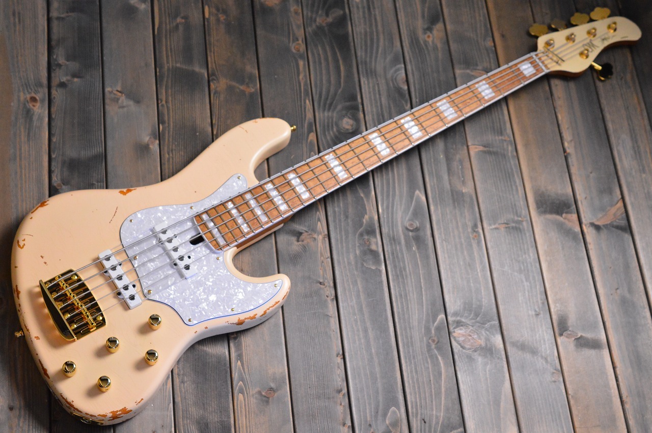 Mayones / Jabba HF5 エレキベース　5弦ベース MAYONES Jabba HF5 Aged（新品/送料無料）【楽器検索デジマート】