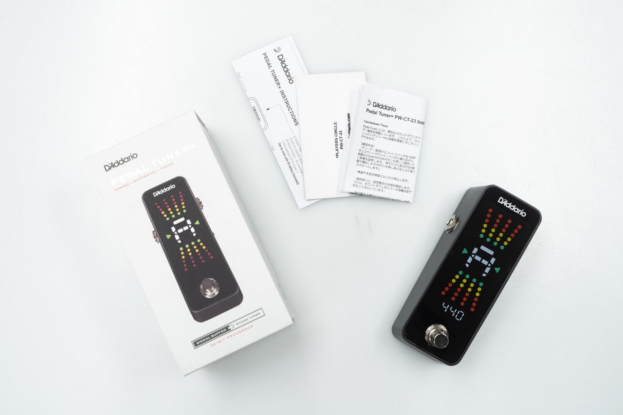 new】D´addario / Chromatic Pedal Tuner + PW-CT-23【横浜店】-