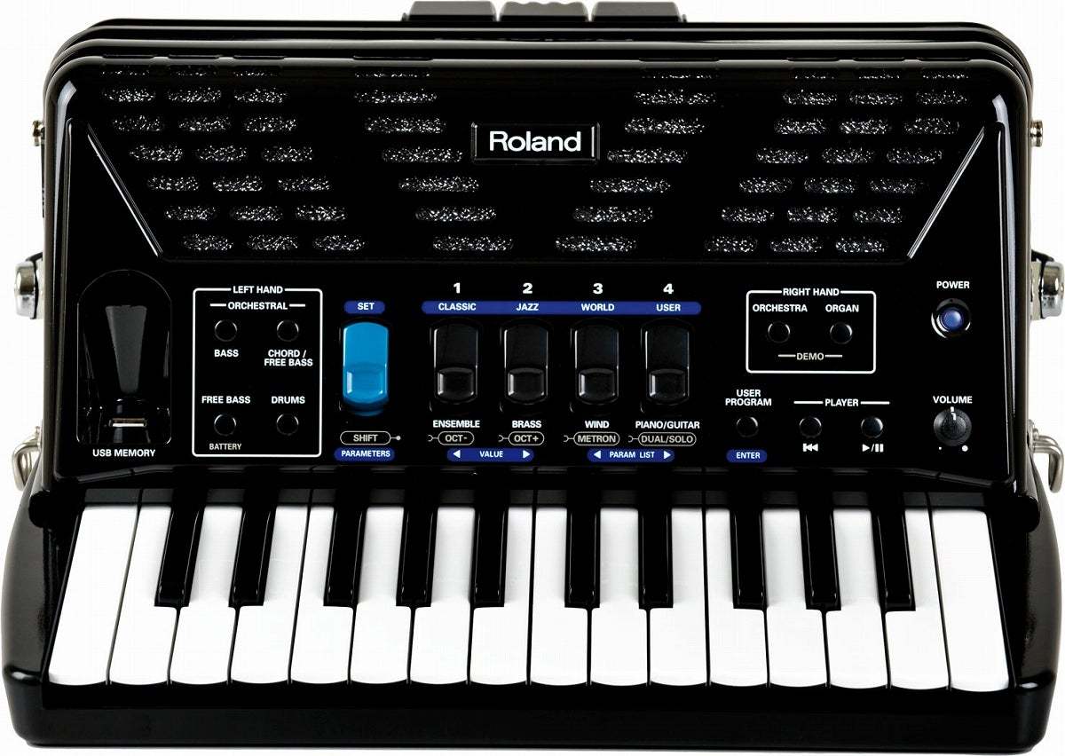 Roland V-Accordion FR-1X BK【純正ケース BAG-FR-1 セット