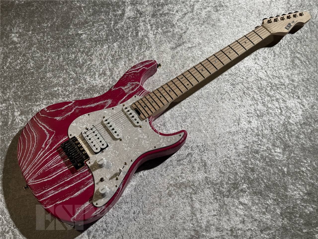 ESP SNAPPER-AS DriftWood (Pink w/white filler)（新品/送料無料