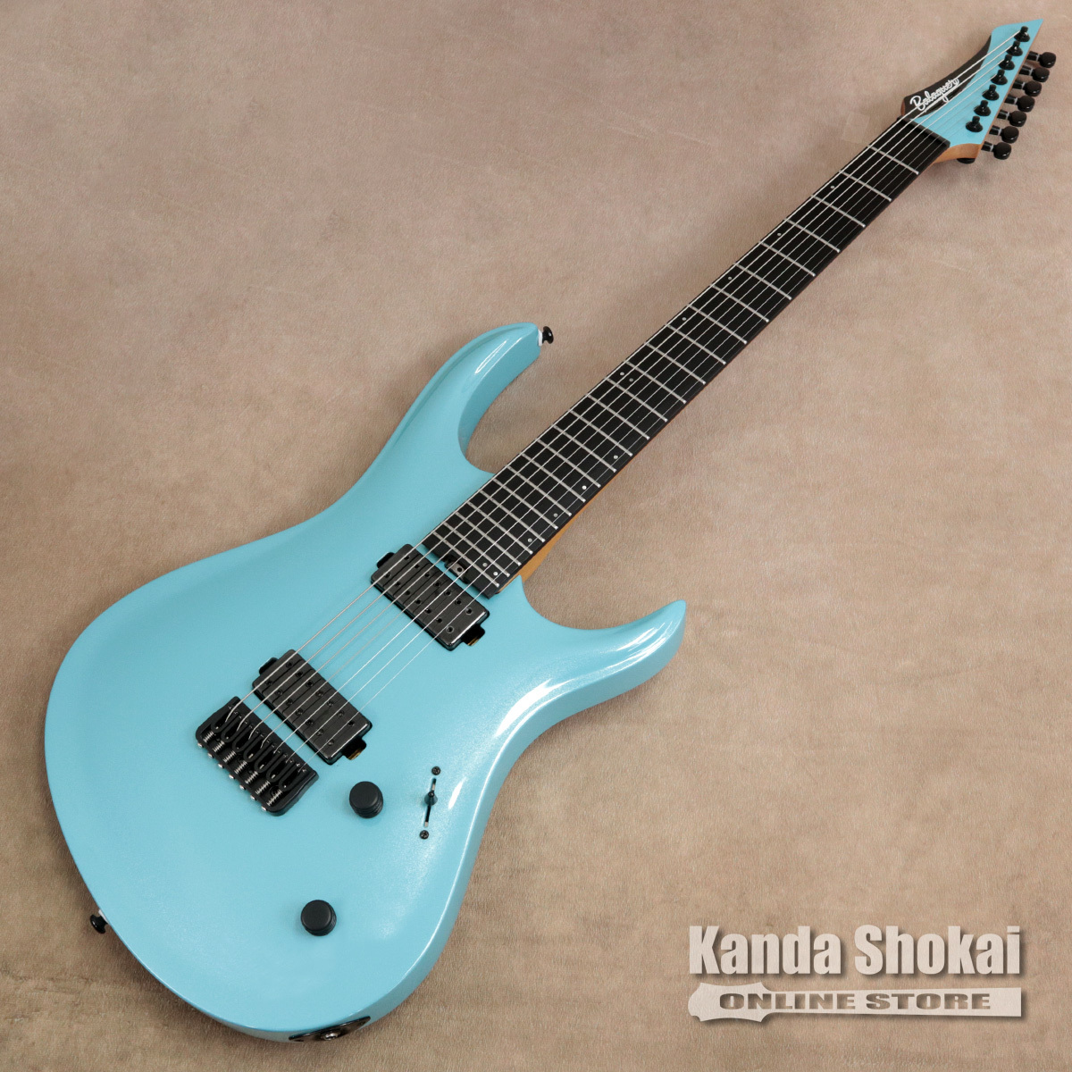 Balaguer Guitars The Diablo Baritone 7 Select, Gloss Metallic Cerulean ...