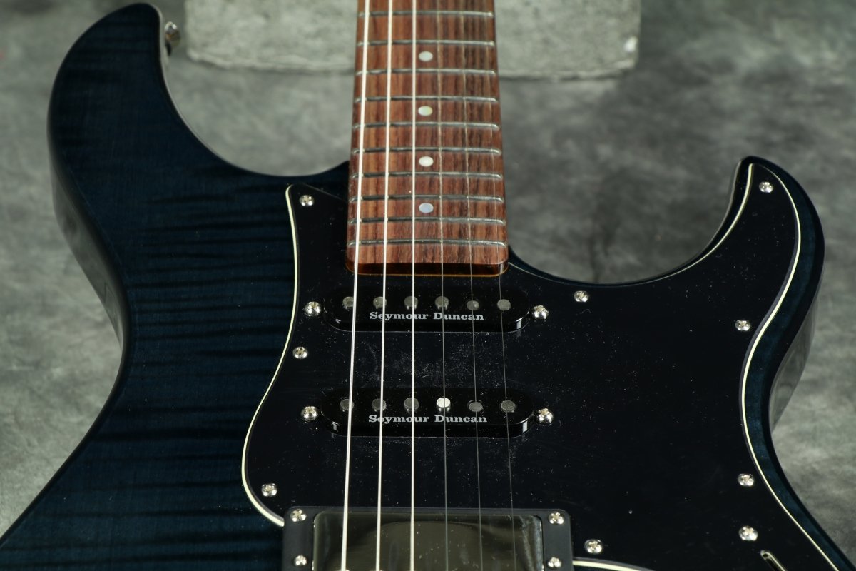 ギター Pacifica 612 VII FM Translucent Black Yamaha Pacifica 612VIIFM Electric Guitar - Translucent