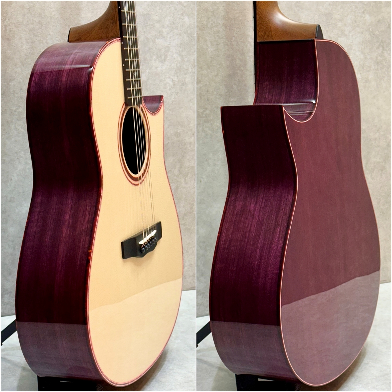 Morris 【現物動画あり】S-104 PH2 #2508014 【極上の銀目杢パープル