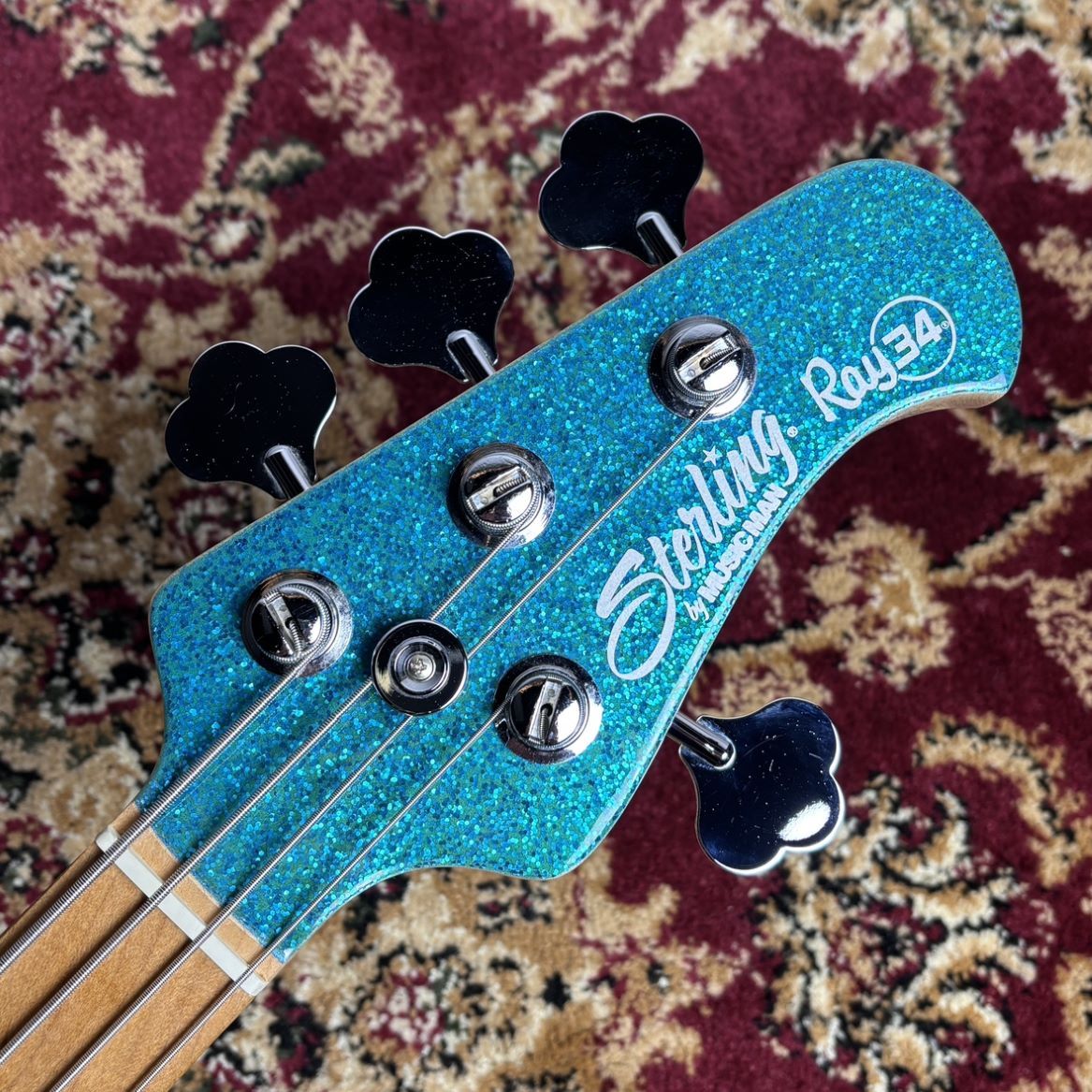 Sterling by MUSIC MAN RAY34 Blue Sparkle 【5.09kg】（中古/送料無料