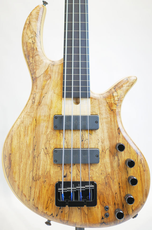 Elrick Gold Series e-volution4 Spalted Maple -Fretless-（中古