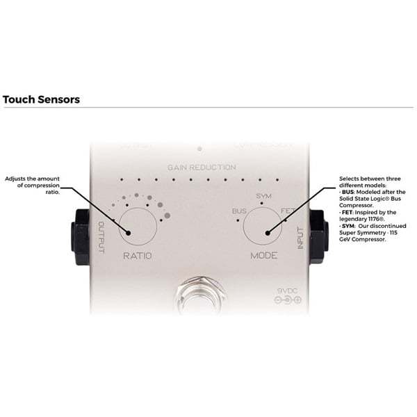 DARKGLASS EC HYPER LUMINAL コンプレッサー Darkglass Electronics HYPER LUMINAL Hybrid Compressor