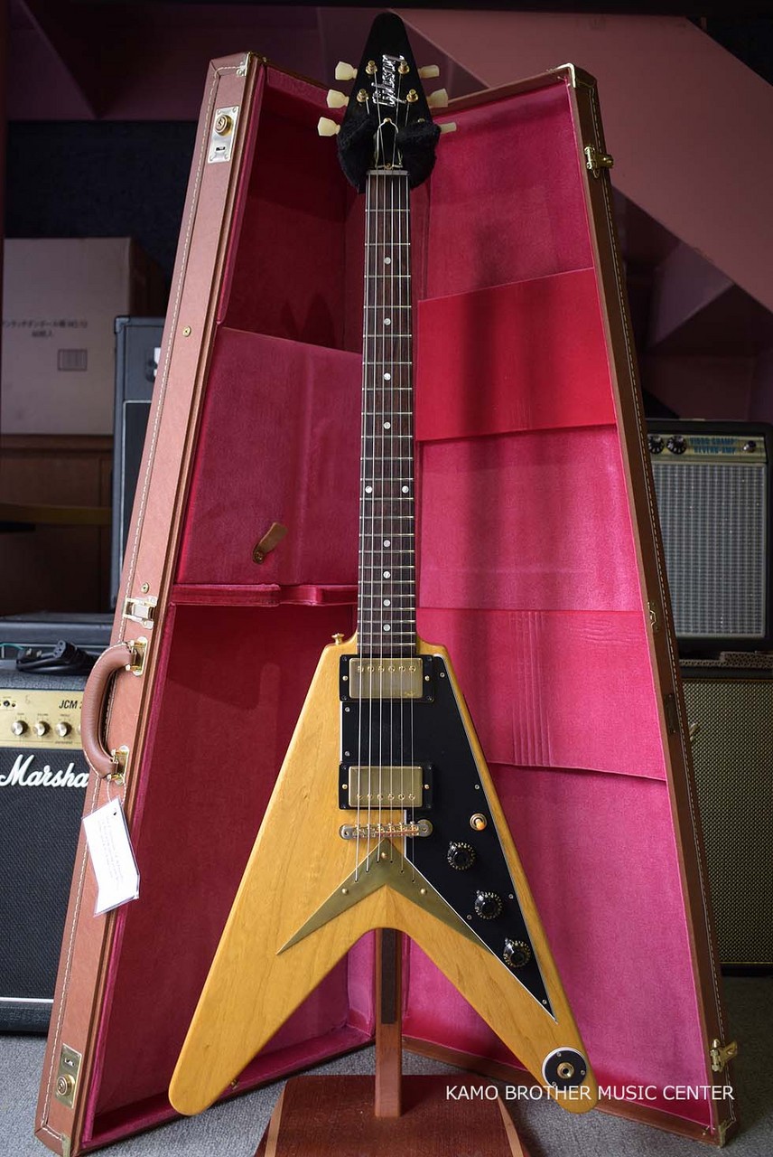 Gibson Custom Shop 1958 Korina Flying V Reissue VOS Natural