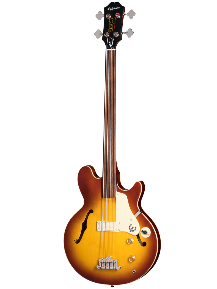Epiphone Jack Casady Fretless Bass -Aged Royal Tan-【ローン金利0