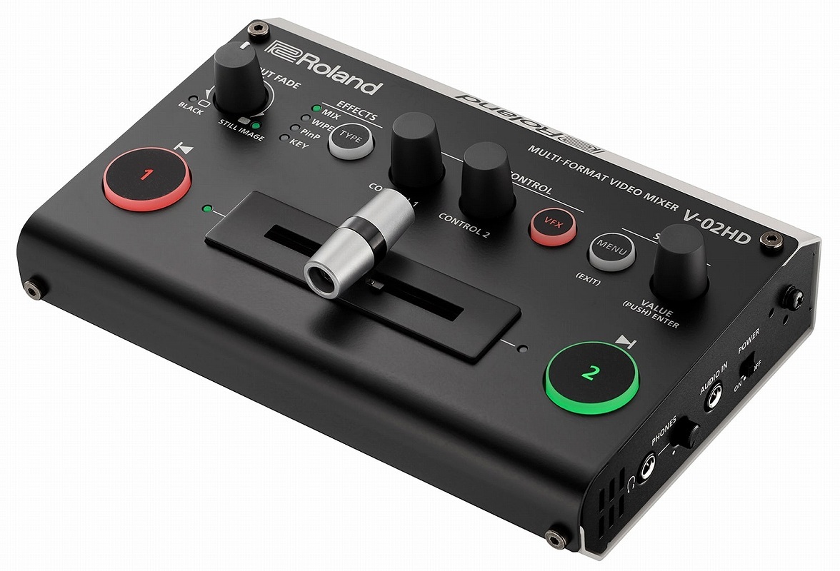 【お気に入り】 Roland V-02HD マルチフォーマット・ビデオ・ミキサー【WEBSHOP 配信機器・PA機器・レコーディング機器