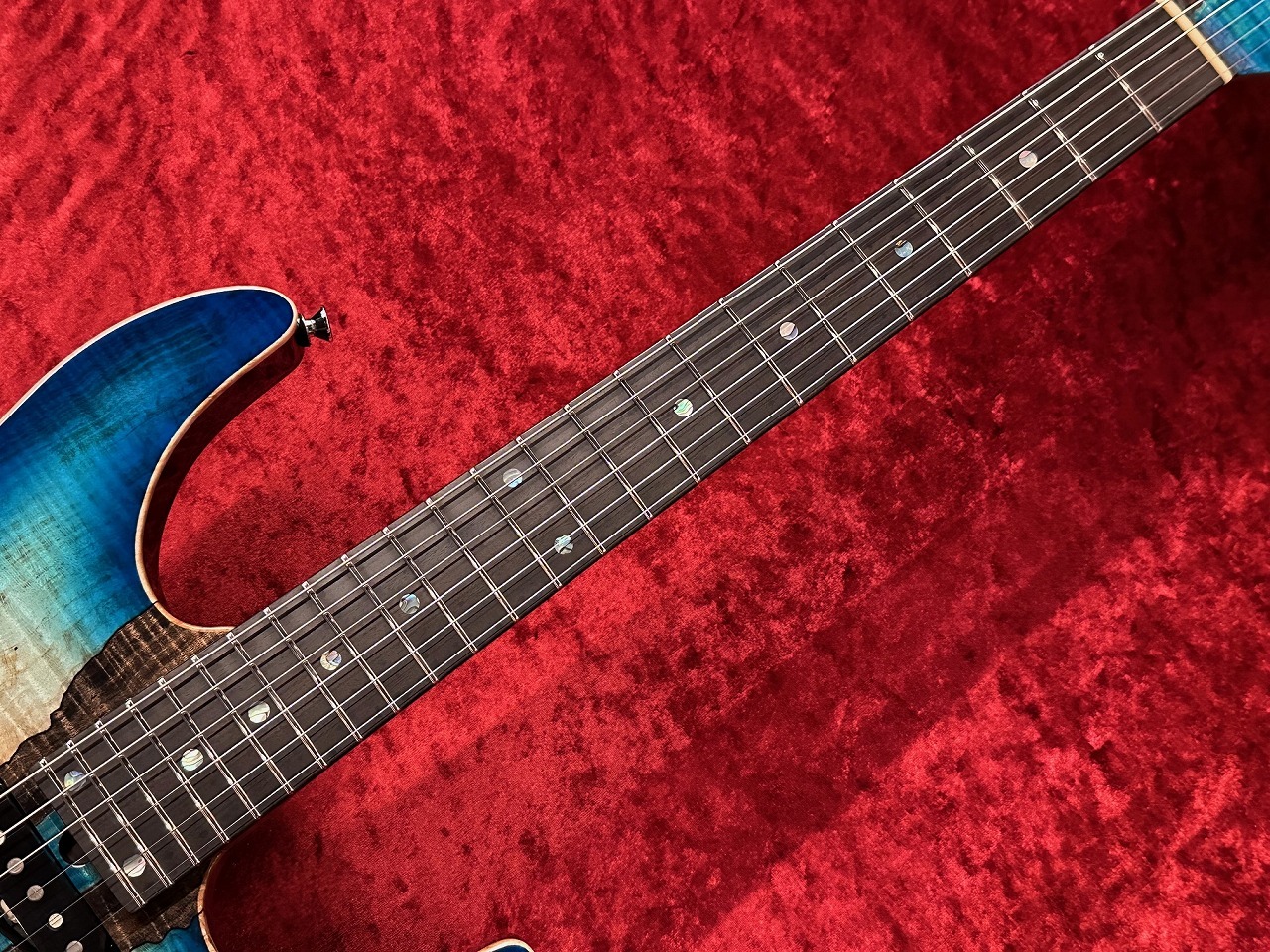 美品t's guitars dst24 custom order T's Guitars DST-Pro 24 Custom Whale Blue Burst 2018 中古