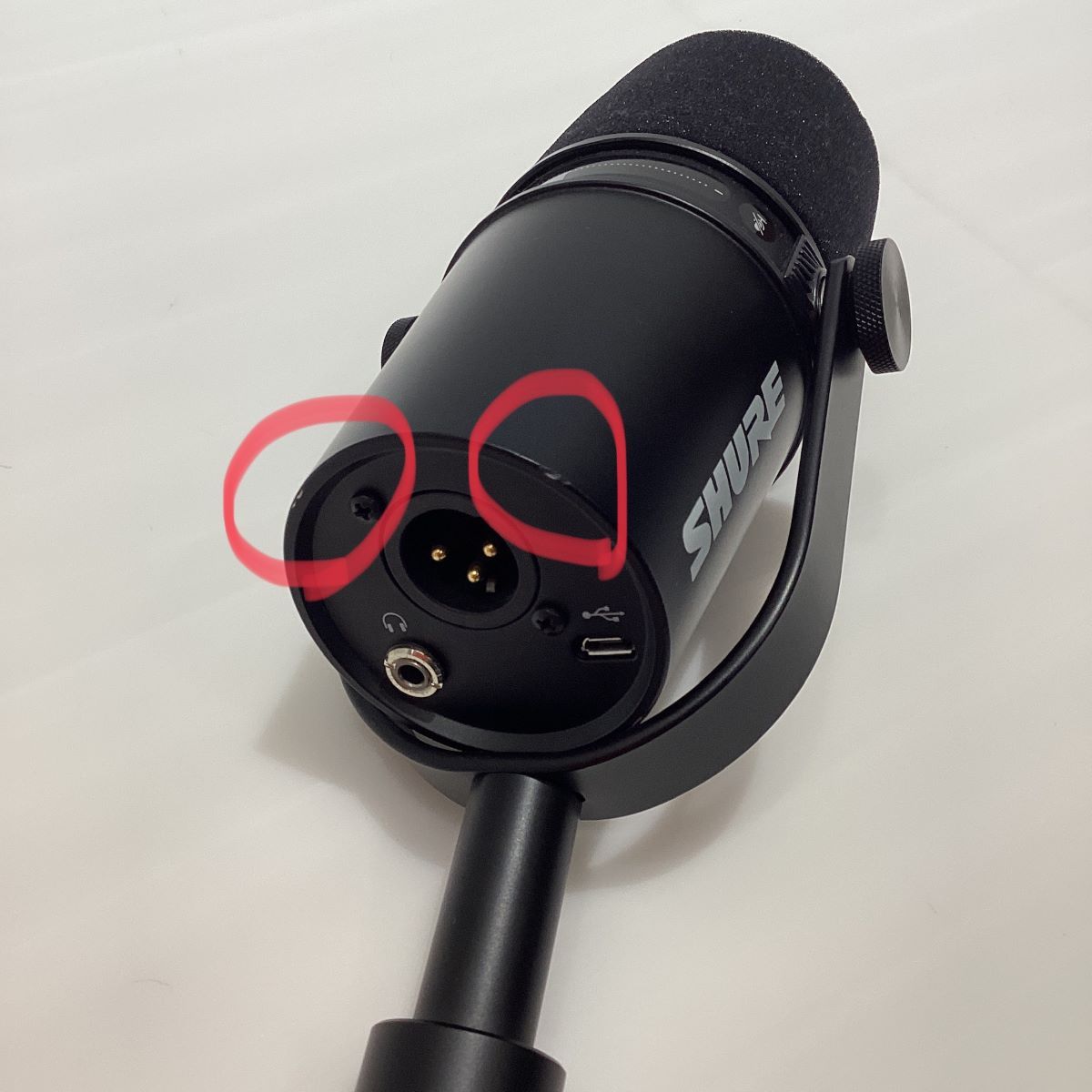 Shure MOTIV MV7 (ブラック) ポッドキャストマイクロホン USB