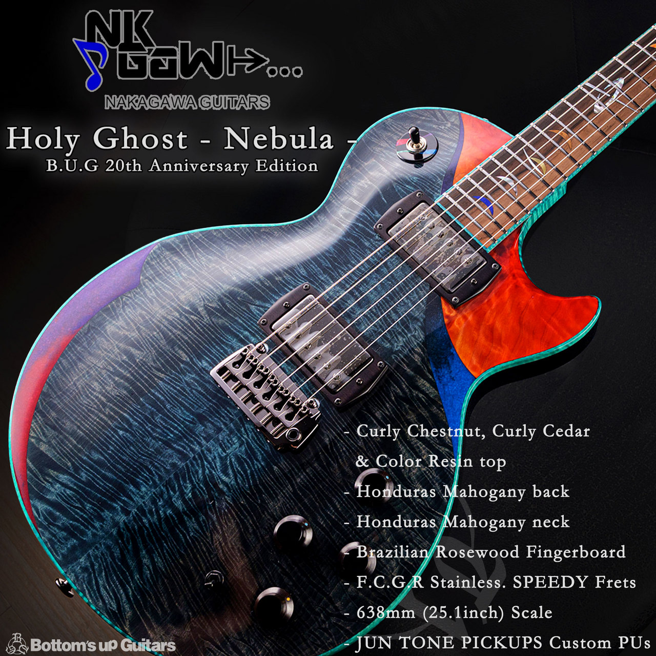 Nakagawa Guitars Holy Ghost - Nebula - 【B.U.G 20周年記念モデル
