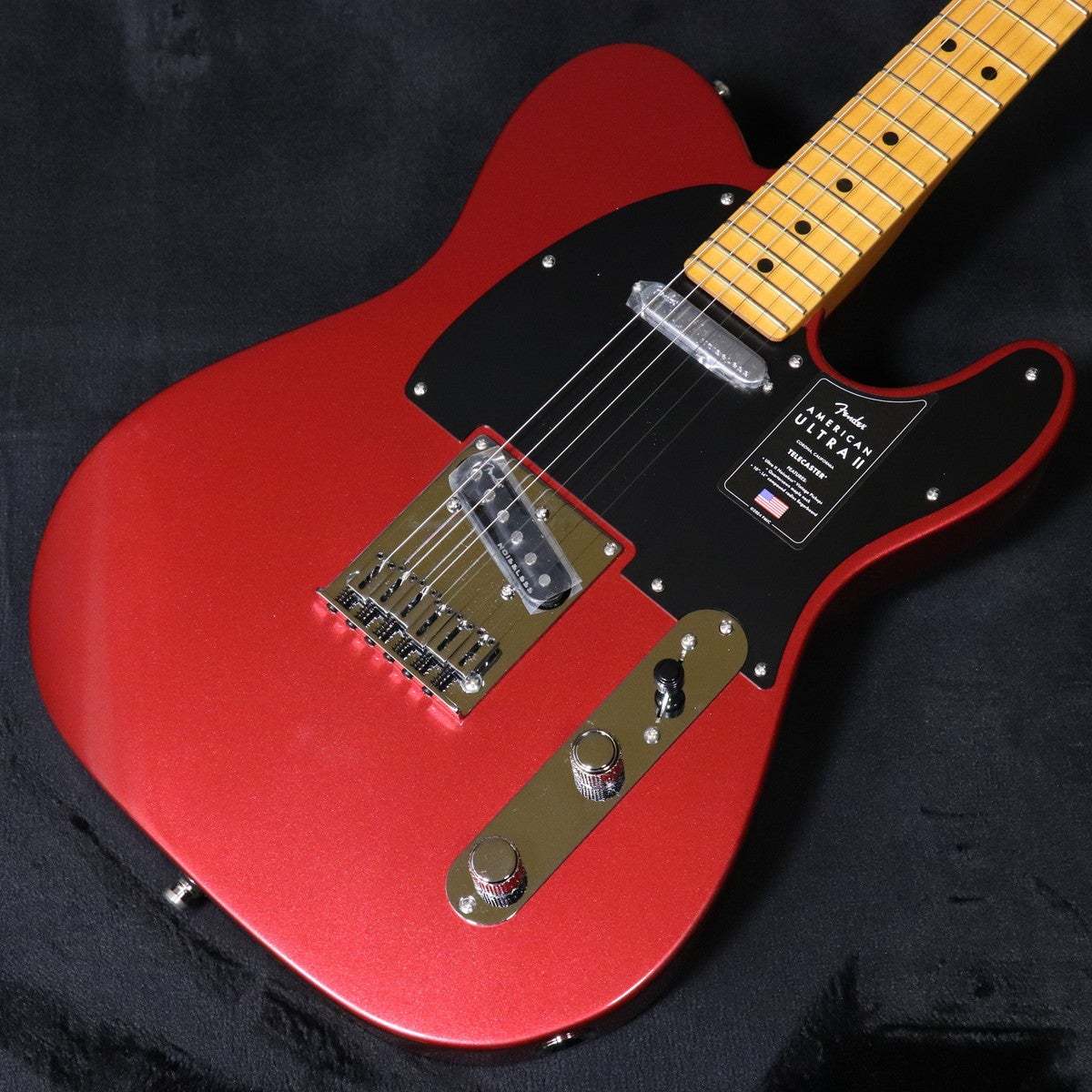 Fender American Ultra II Telecaster Maple Fingerboard Sinister Red