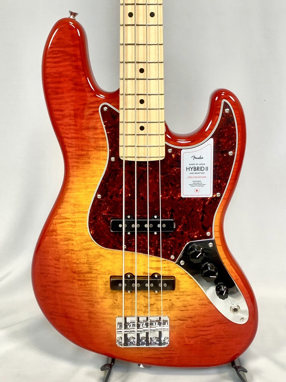 Fender Fender 2024 Collection Made in Japan Hybrid II Jazz Bass Flame SSO(Sunset  Orange Transparent)（新品）【楽器検索デジマート】