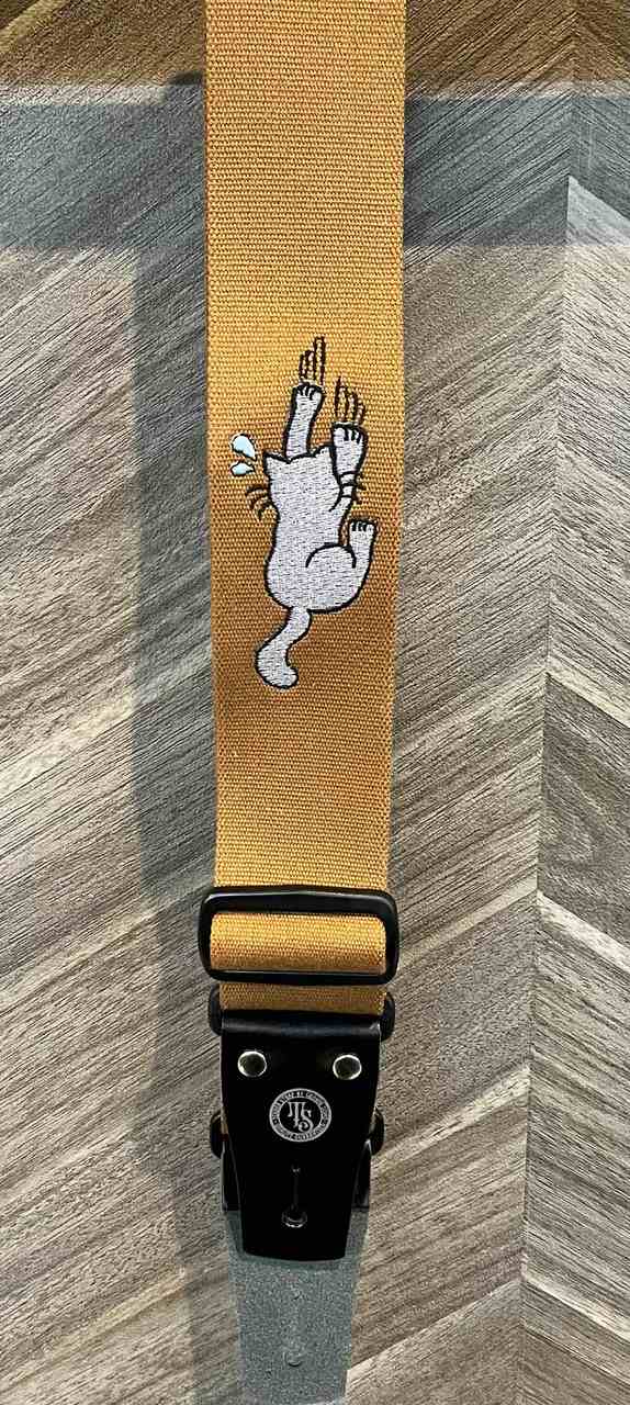 TENDER STRAP TS-2 AC ずり落ちキャット ブラウン【ギター