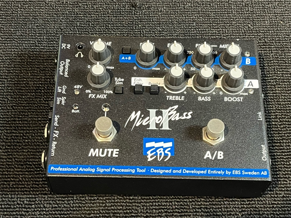 EBS Micro Bass II 2-Channel Preamp/DI-box（中古/送料無料）【楽器