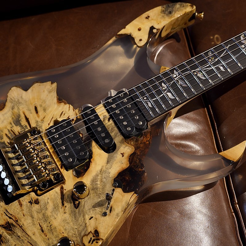 Ibanez Ikebe 50th Anniversary j-custom IKRG50TH Buckeye Burl