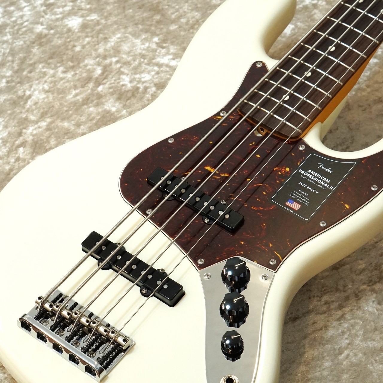 Fender American Professional II Jazz Bass V - Olympic White-【旧 