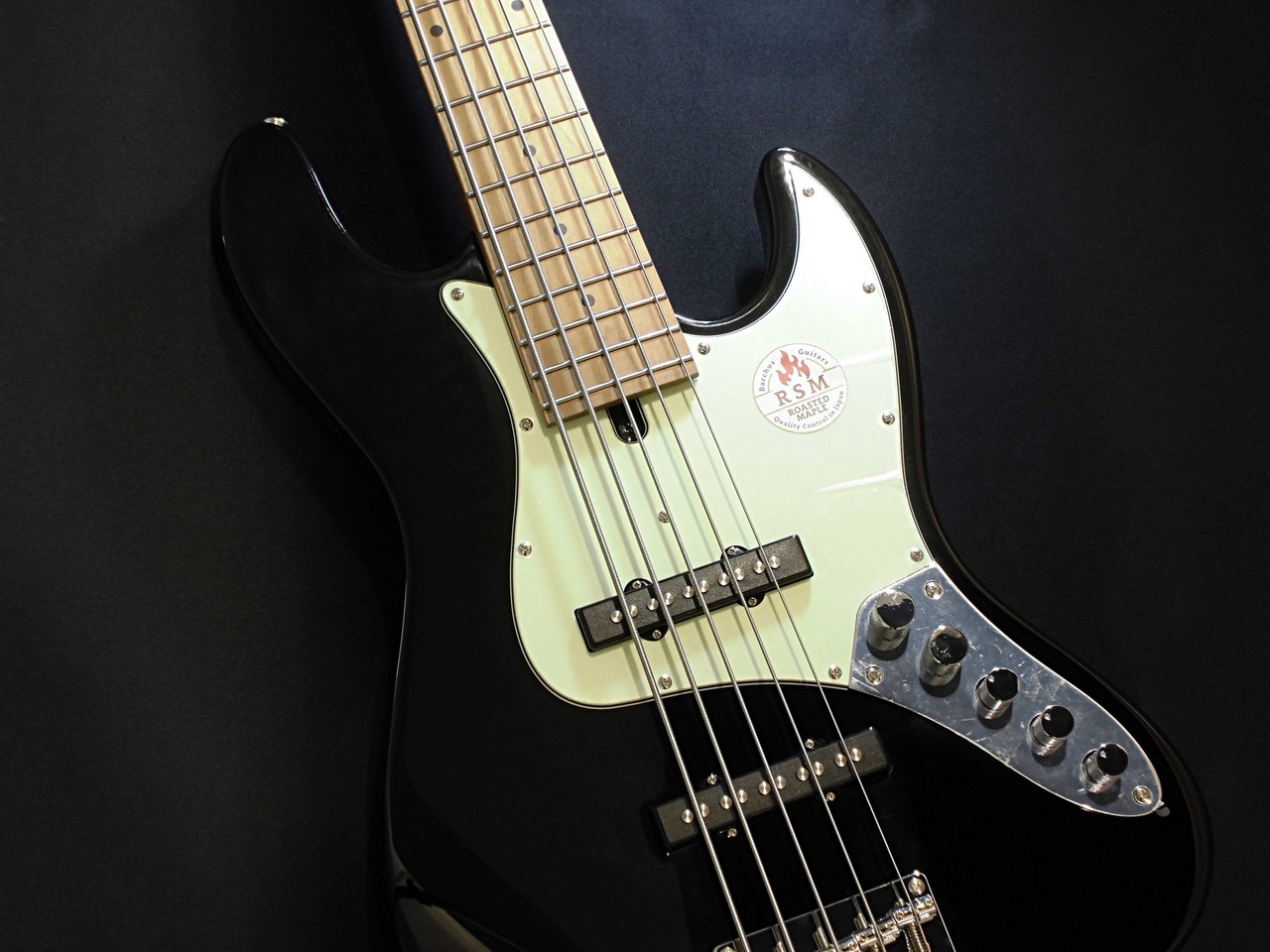 Bacchus WJB5-630-RSM/M-Act / BLK【アクティブ5弦】（新品特価