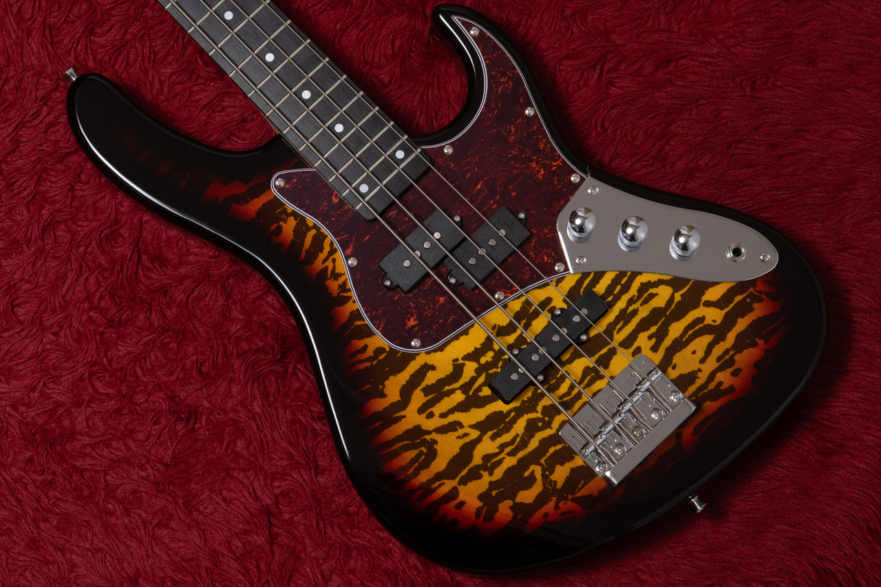 ベース 7283 woofy basses / Pup4 Sunburst woofy basses ONE series Poodle 4 Sunburst 電装系mod.（新品/送料
